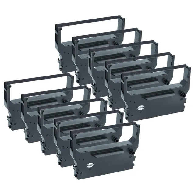 vhbw Nastro inchiostrato SP312 nero 10pz nylon