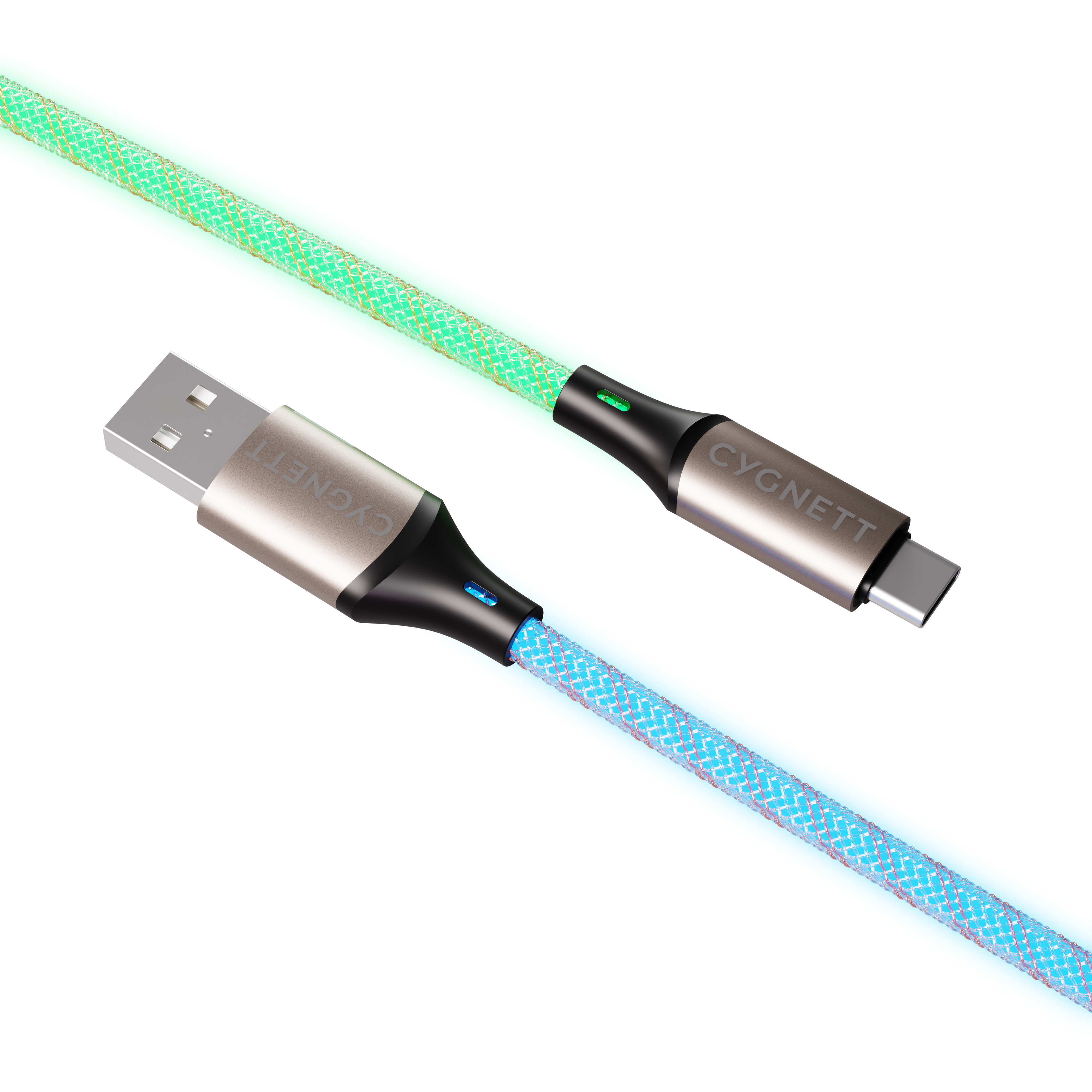 Cygnett Illuminate Cavo USB-C a USB-A 1,2m 60W