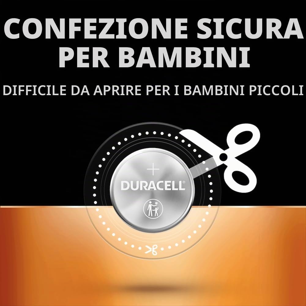 Duracell 2016 pile a bottone litio 10 pezzi lunga durata