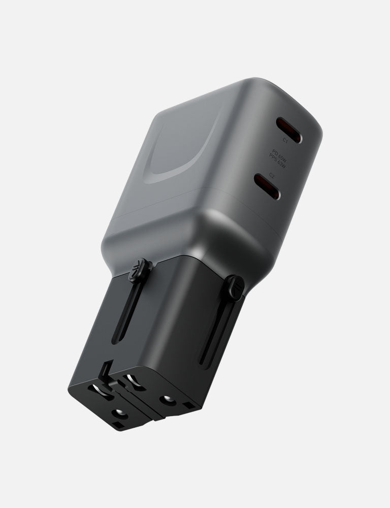 Energea TravelGo Adapter 65 adattatore viaggio 65W gunmetal