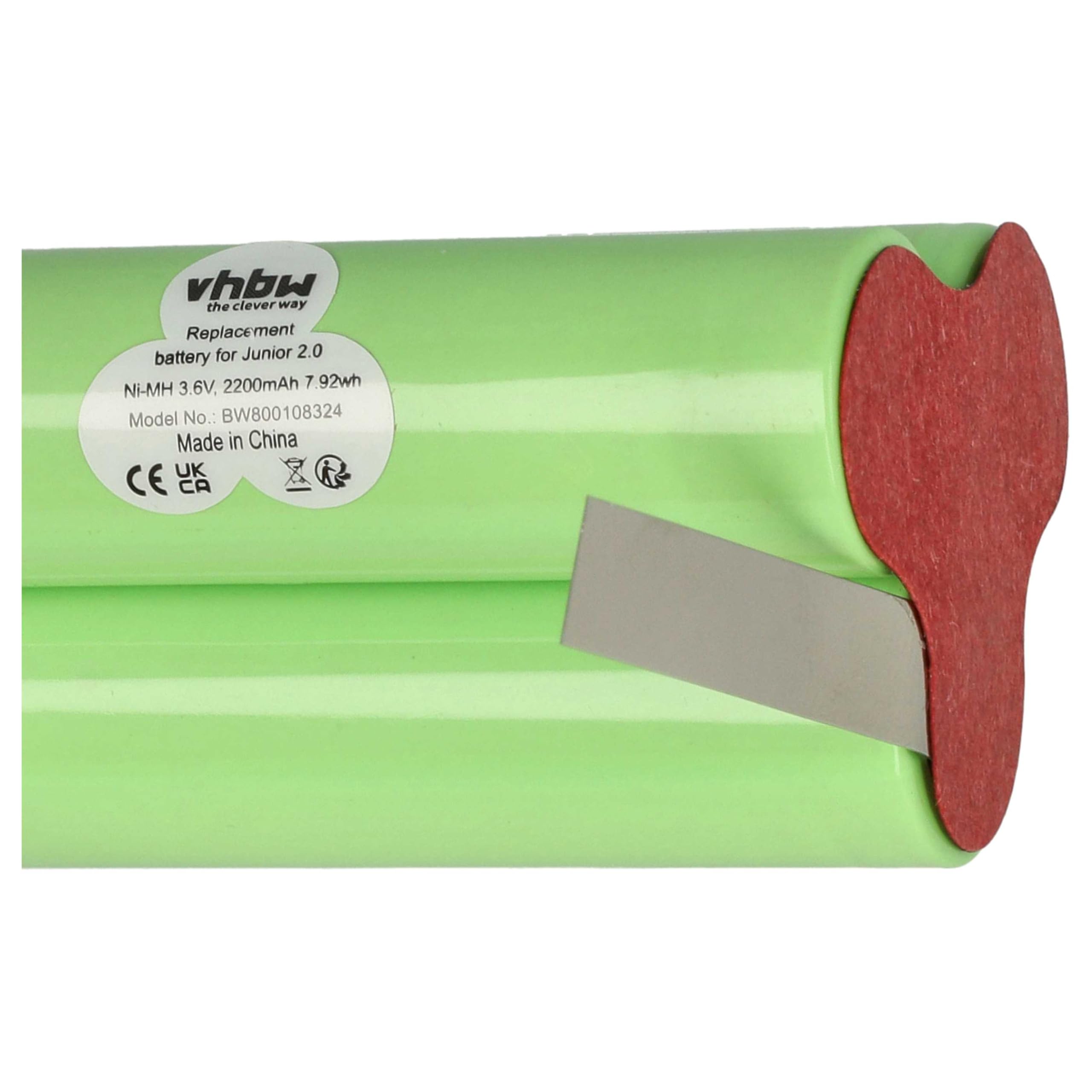 vhbw batteria aspirapolvere Junior 2.0 2000mAh NiMH