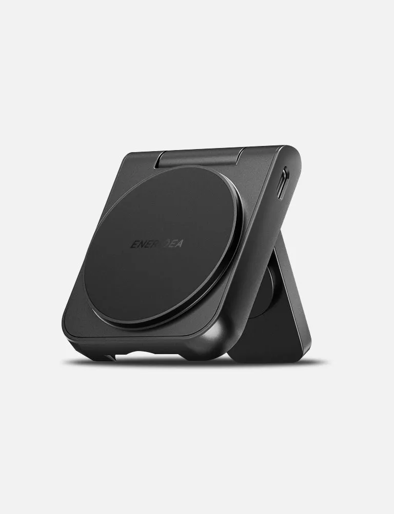 Energea MagDuo caricatore wireless 2 in 1 Gunmetal Qi2