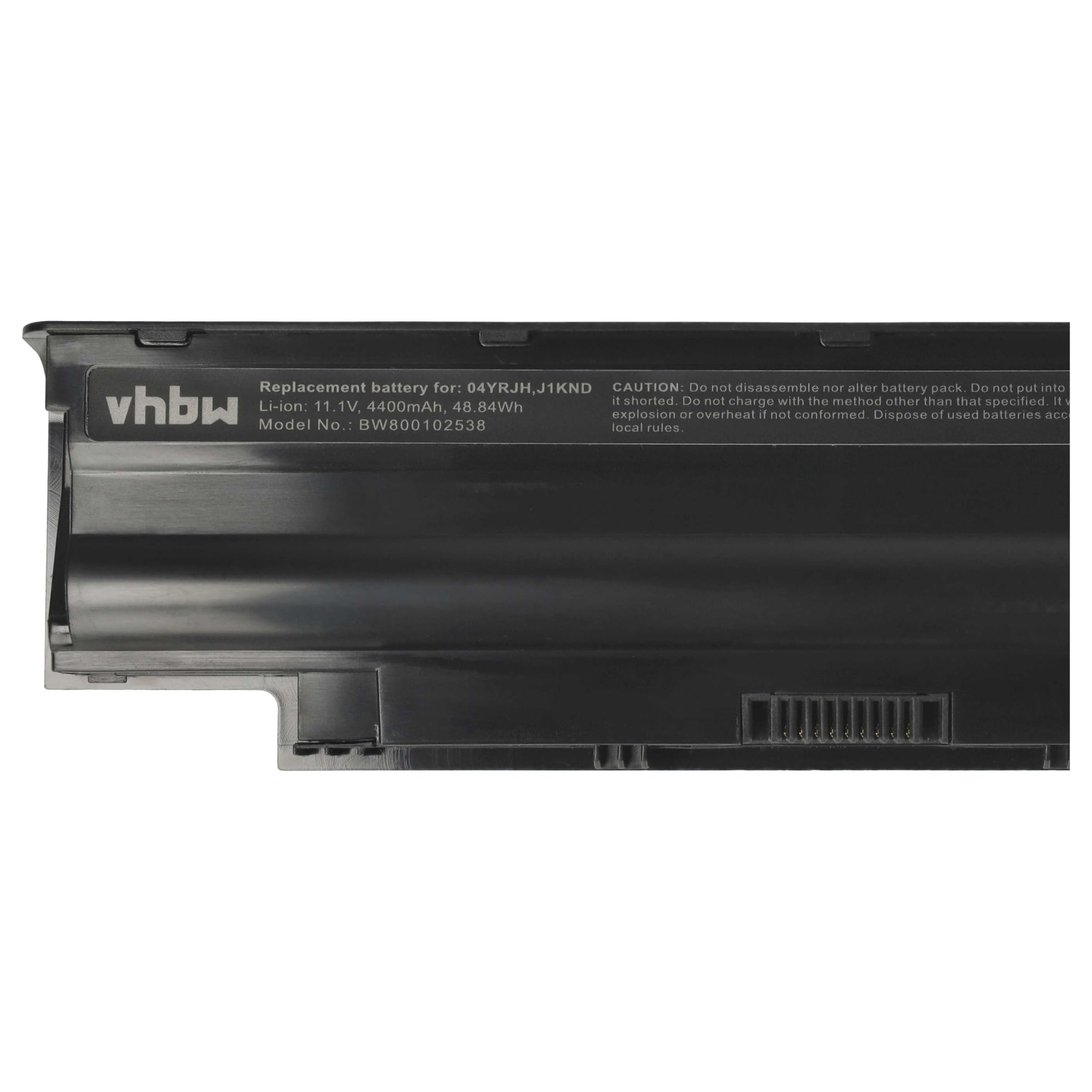 vhbw Batteria notebook Dell Inspiron 15R 4400mAh Li-Ion