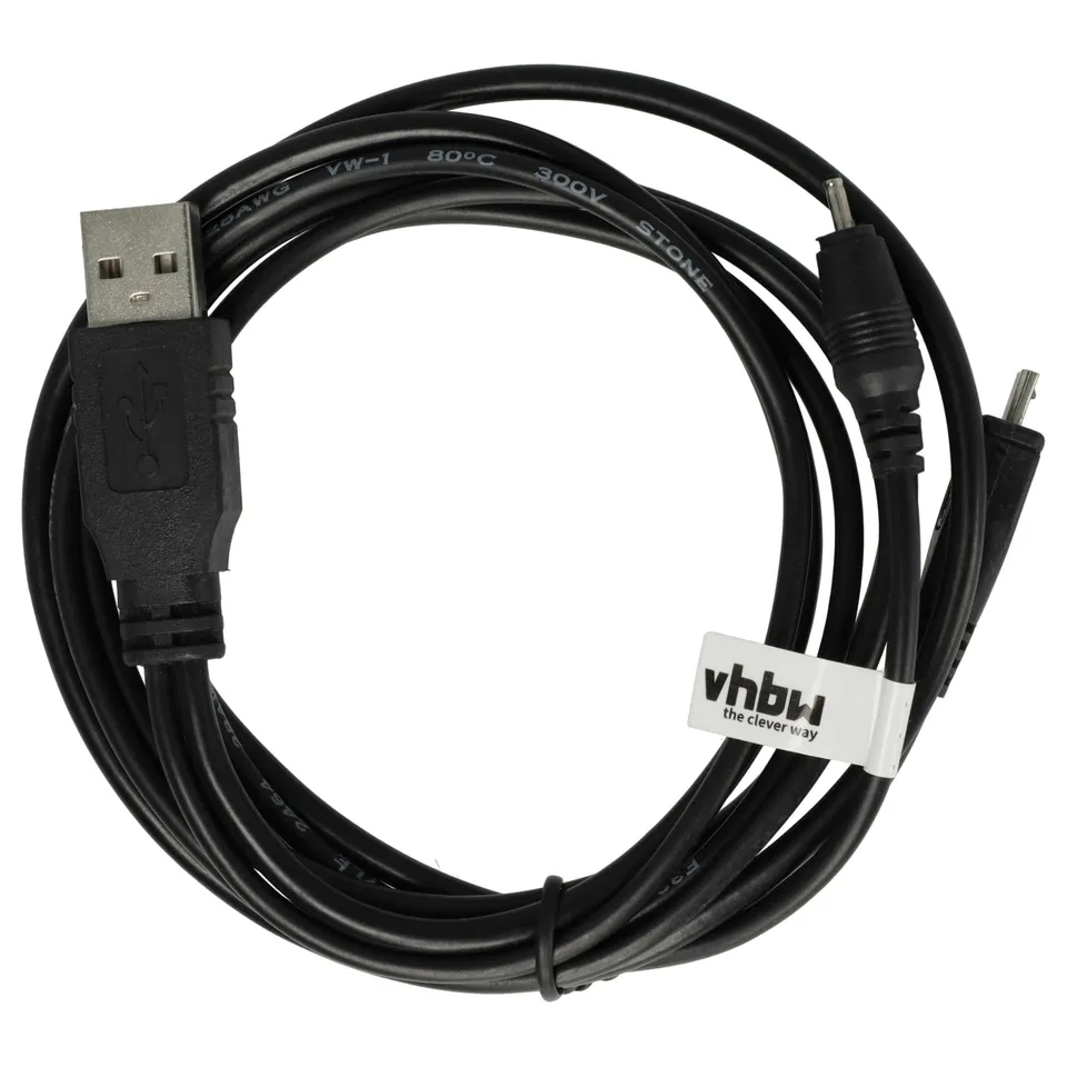 vhbw CA-126 cavo dati USB nero per Nokia