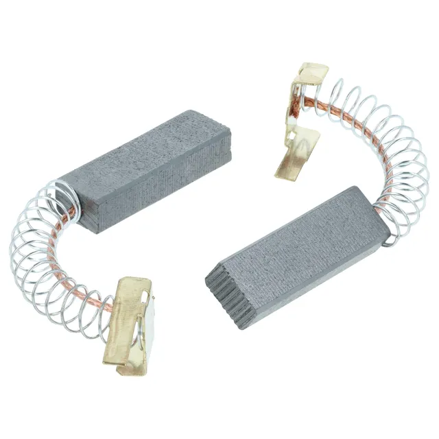 vhbw Spazzole Carbone Aspirapolvere Midea 6,5x10x30 mm 2 Pezzi Grafite