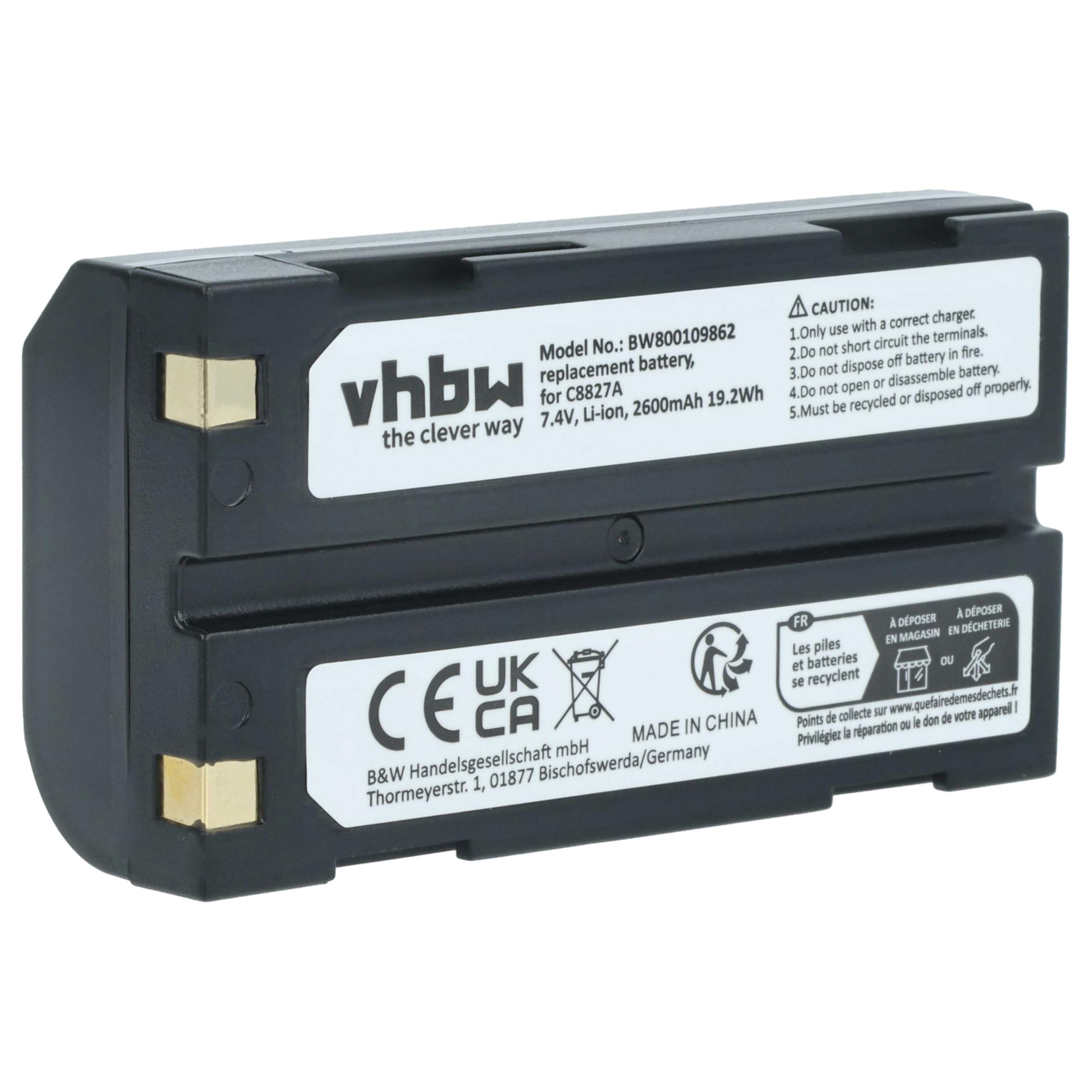 vhbw Batteria per Moli MCR-1821I fotocamera 2600mAh Li-Ion