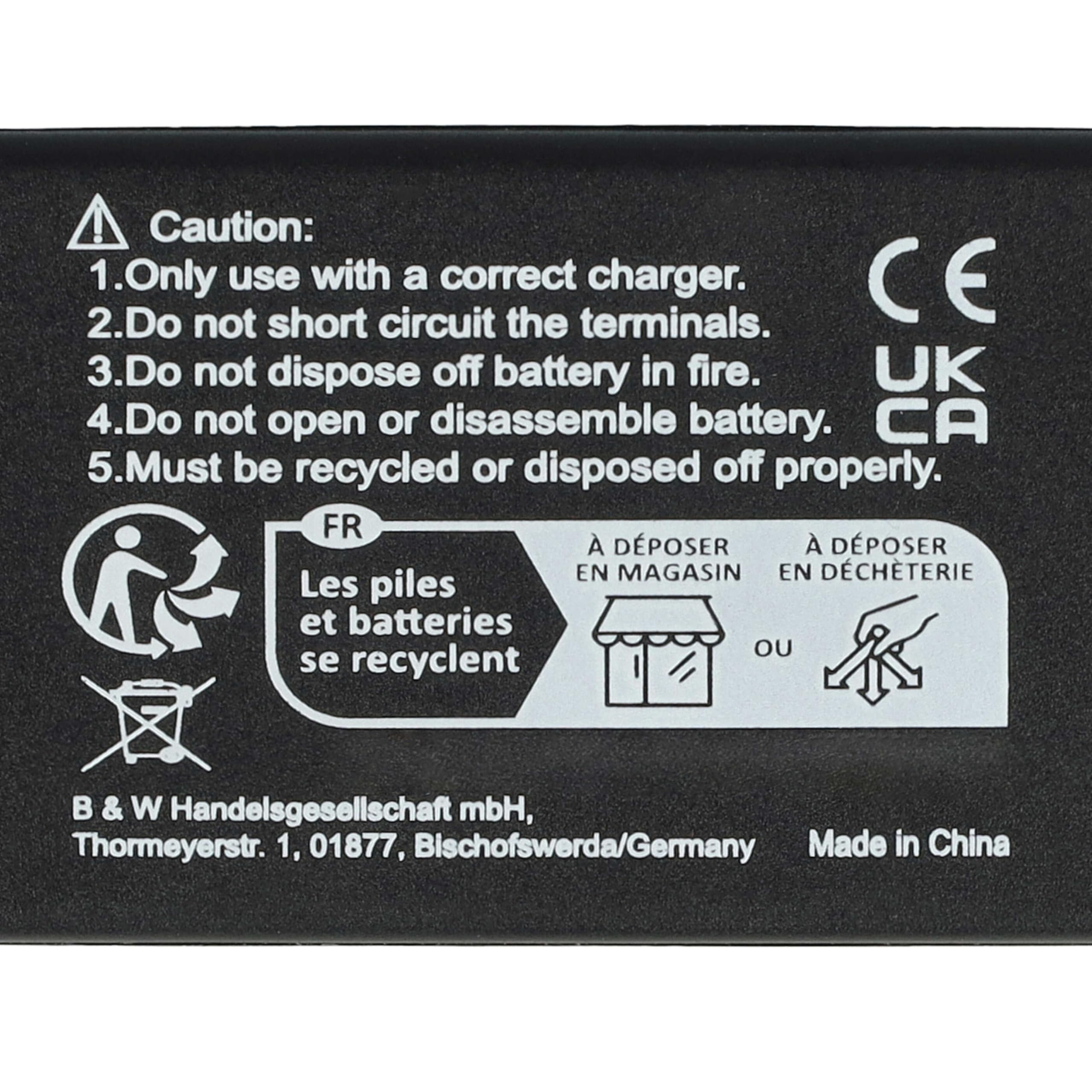 vhbw Batteria fotocamera Nikon EN-EL20 850mAh Li-Ion