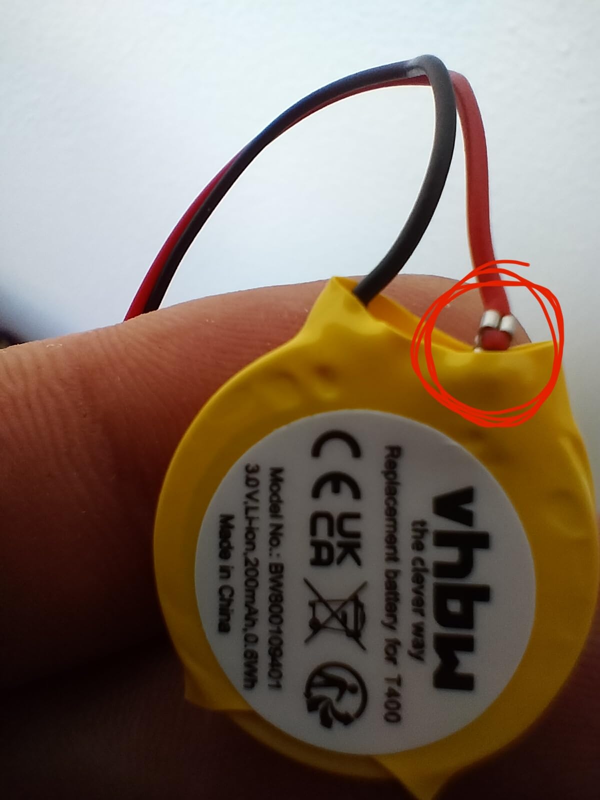 vhbw Batteria BIOS per Lenovo ThinkPad 200mAh Li-Ion