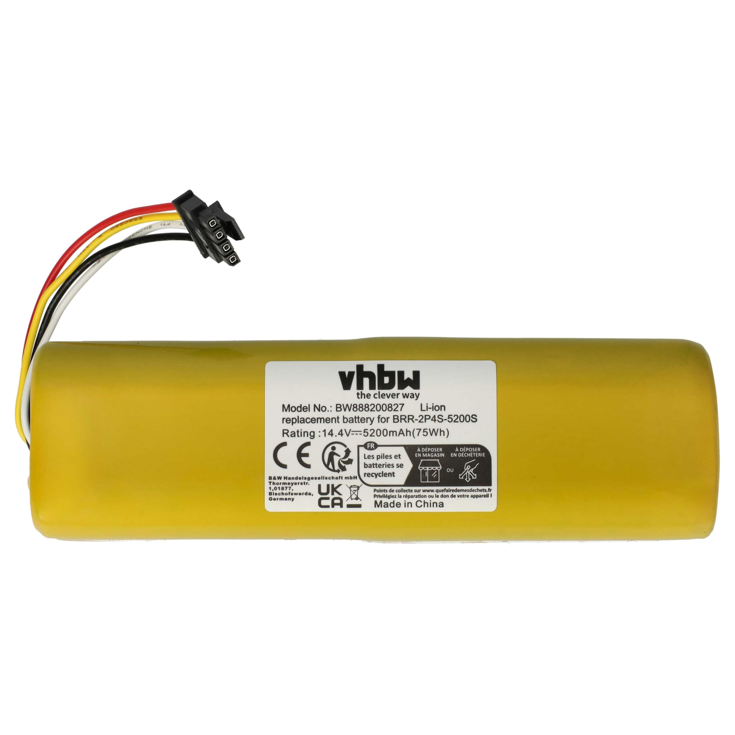 vhbw Batteria BRR-2P4S-5200S per Xiaomi Mijia 1S 5200mAh