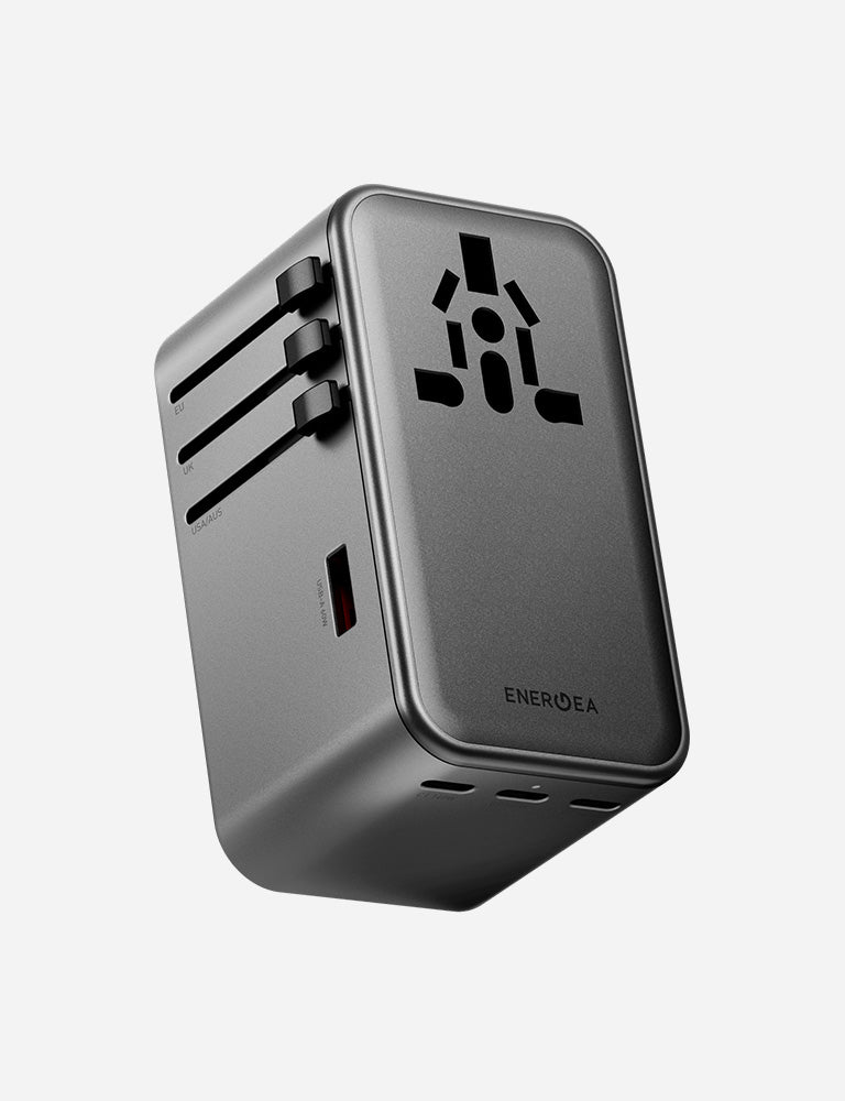 Energea TravelWorld GaN160 adattatore viaggio Gunmetal
