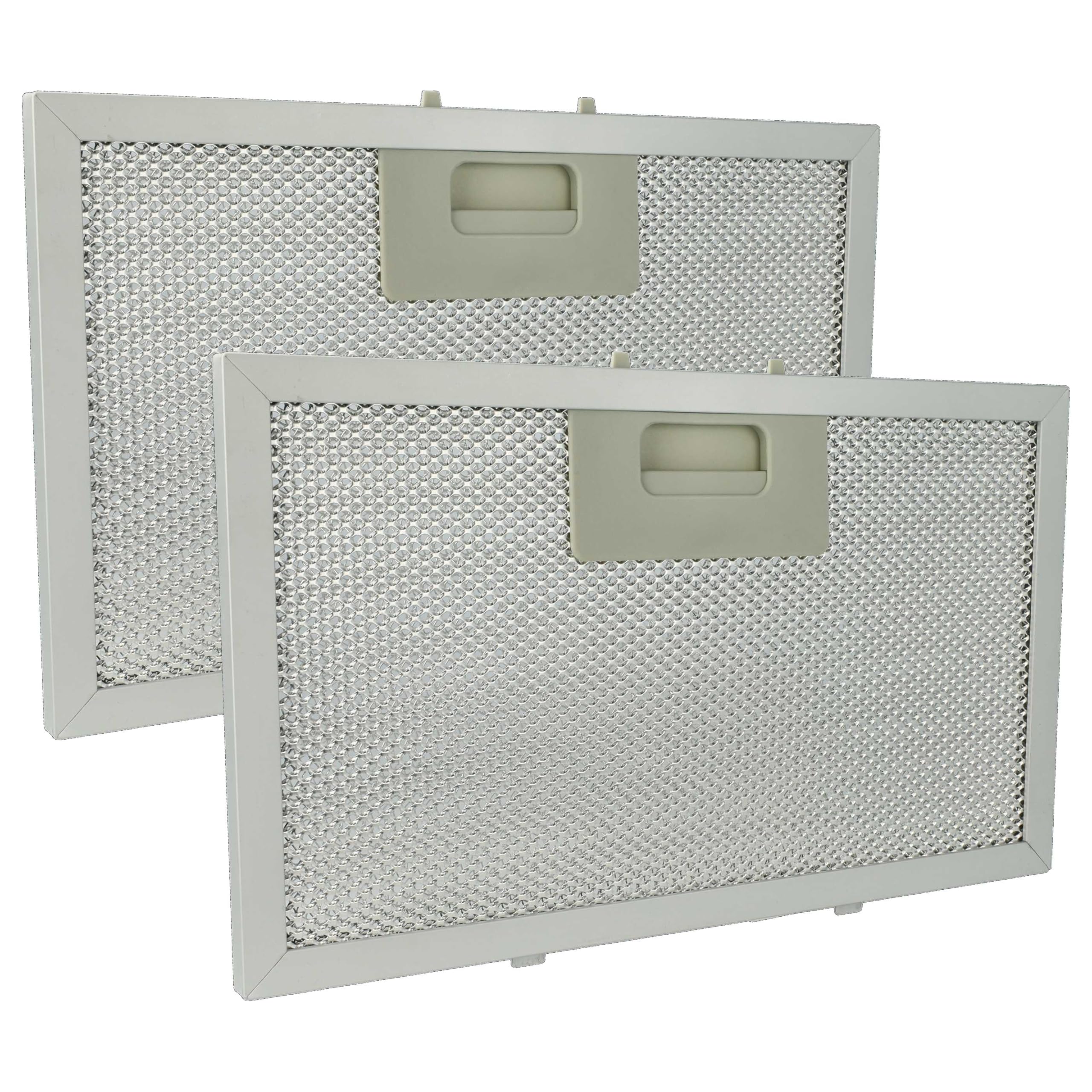 vhbw 10034877 filtro cappa 2 pezzi antigrasso alluminio
