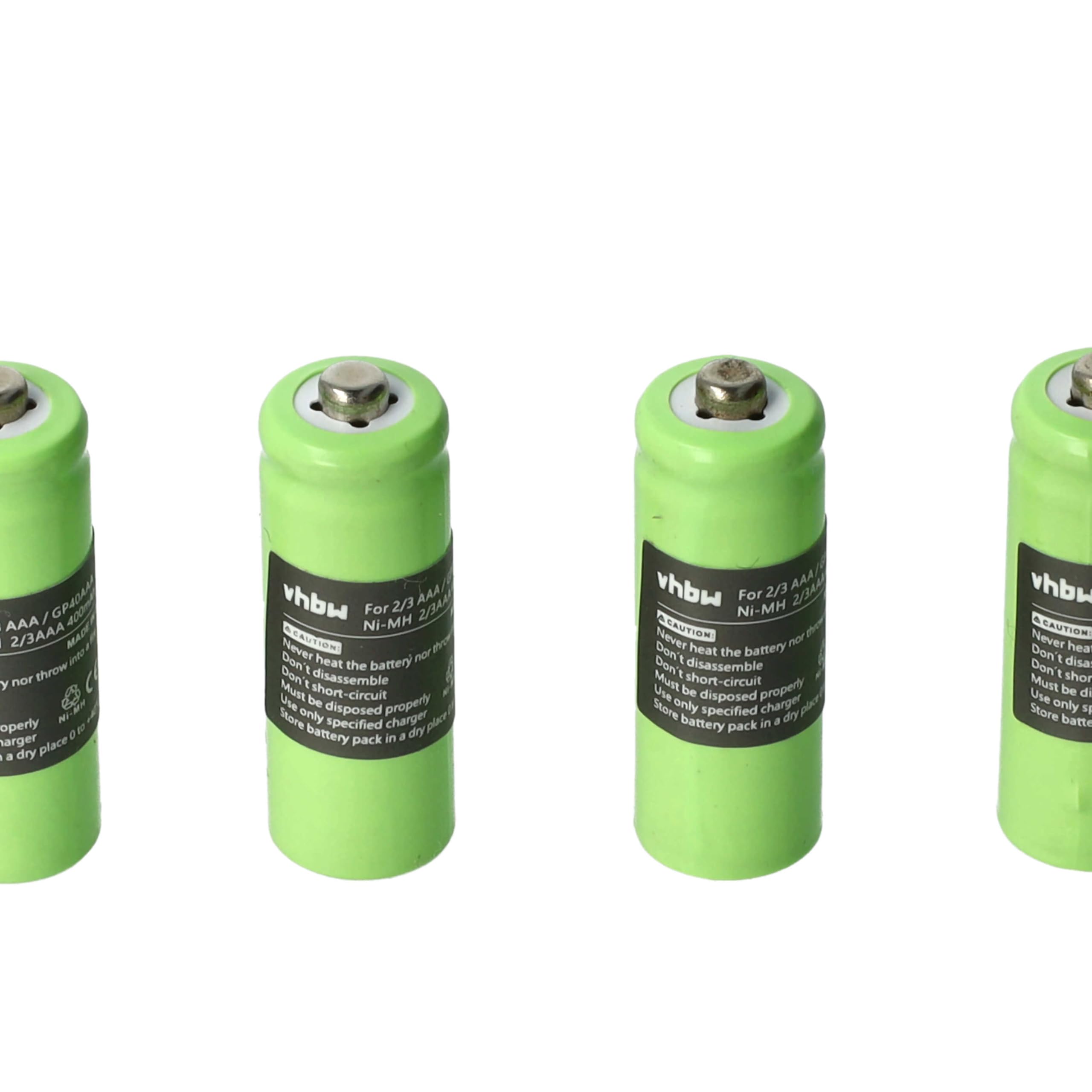 vhbw batteria cordless Hagenuk Classico 400mAh 4 pezzi