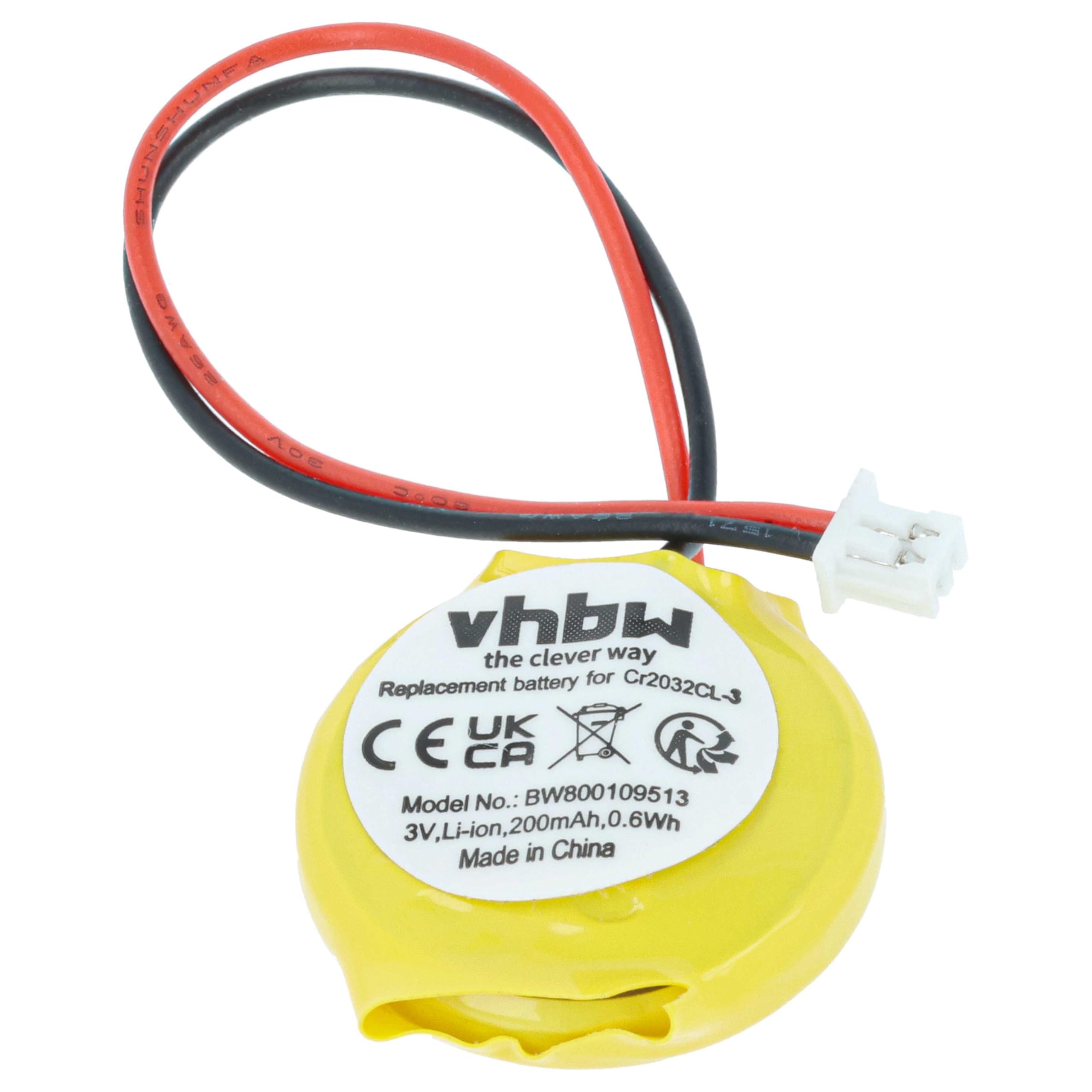 vhbw Batteria BIOS per Lenovo ThinkPad 200mAh Li-Ion