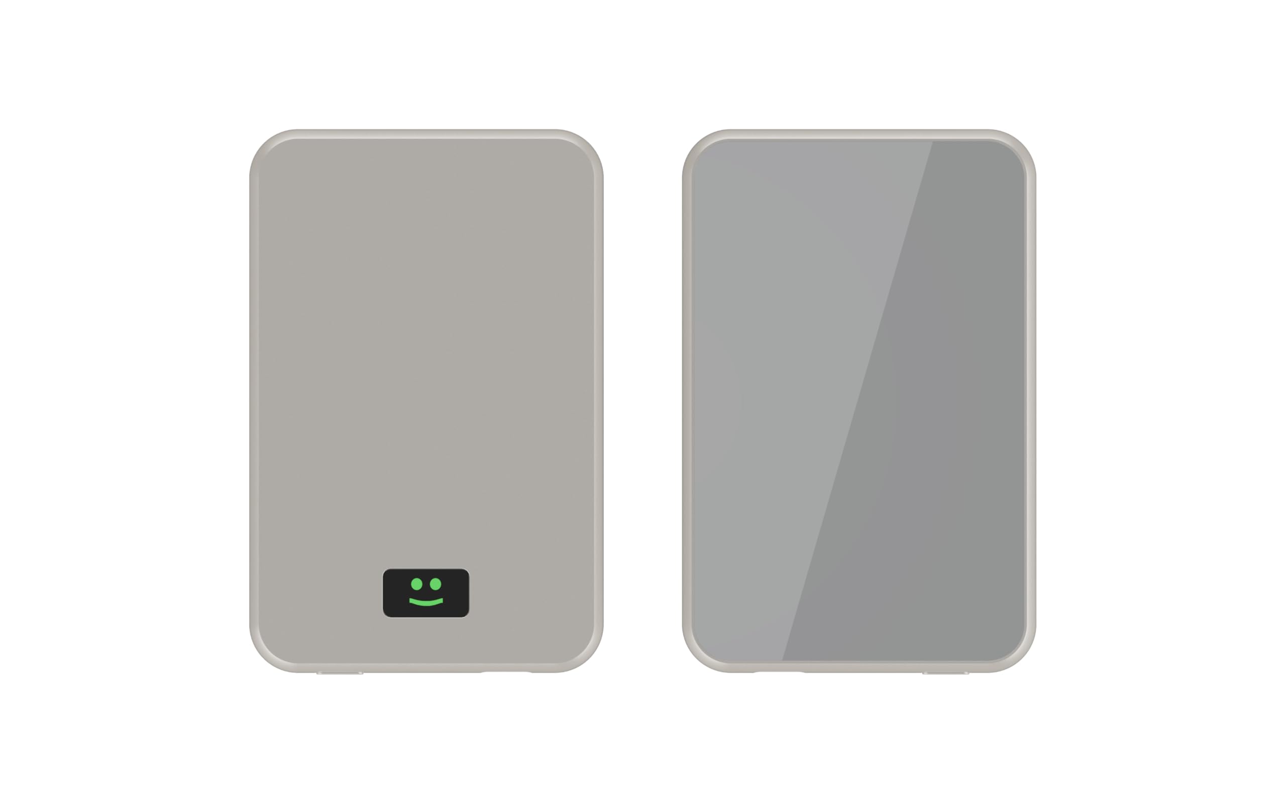 Xoopar Smile Power Bank 5000 mAh Grigio MagSafe