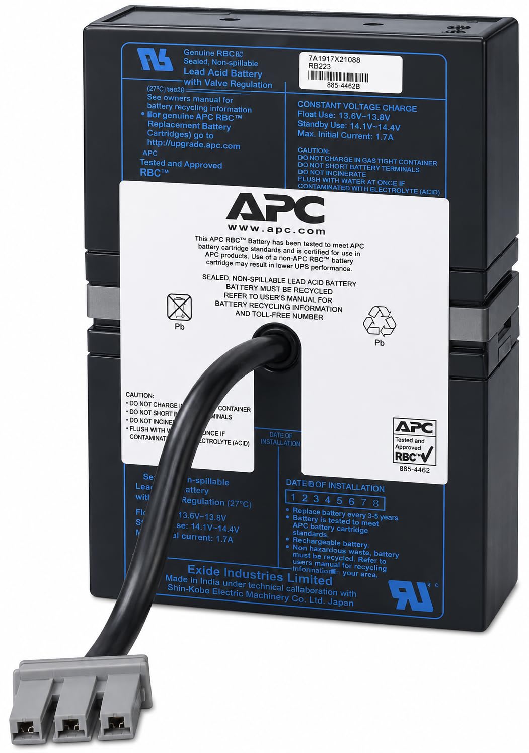 APC RBC33 batteria UPS SC1000I piombo sigillata