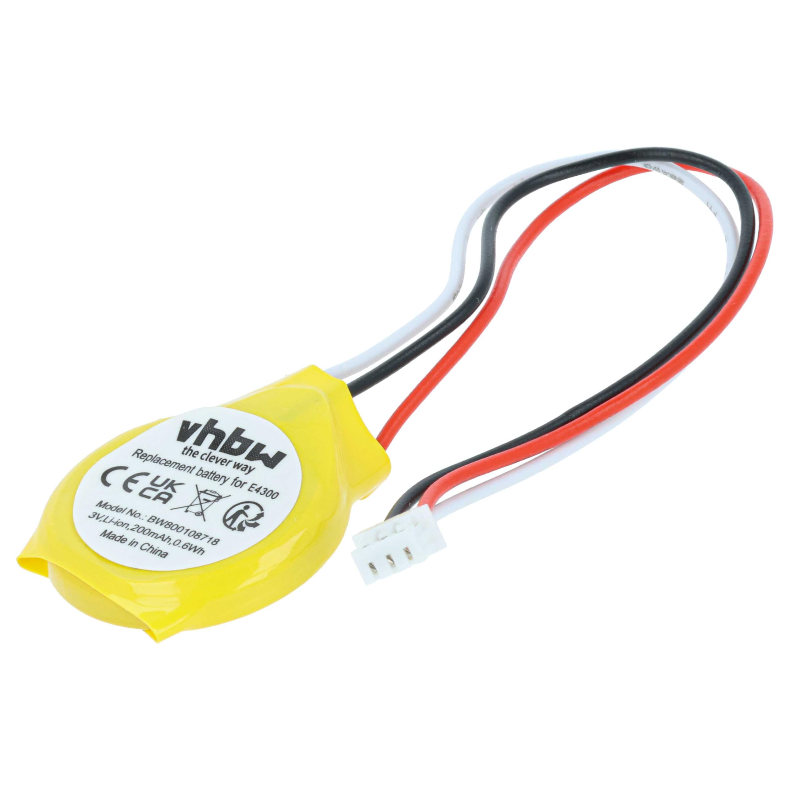 vhbw Batteria BIOS GC020012R00 notebook Dell 200mAh