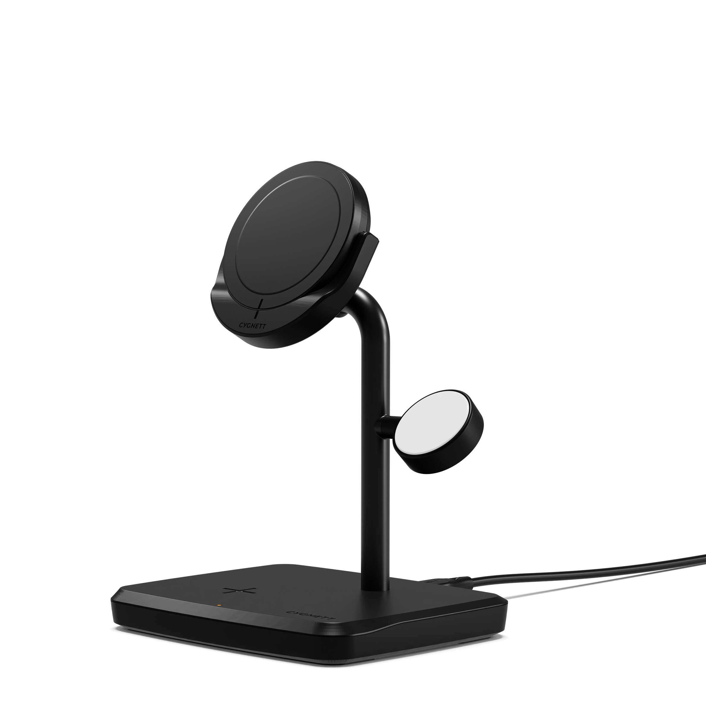 Cygnett ChargeBase Caricatore Wireless 3-in-1 Nero 15W