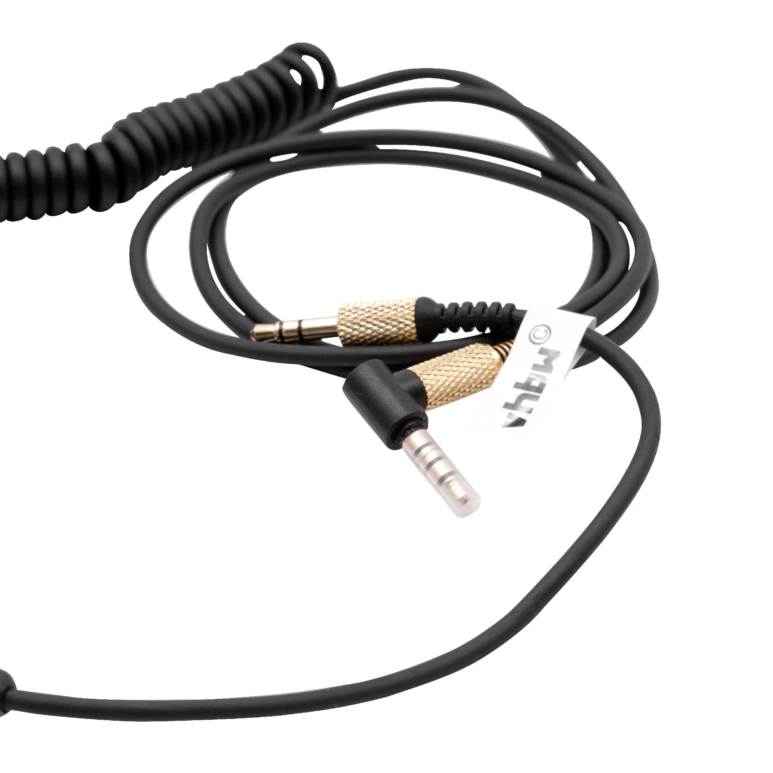 vhbw per Marshall Kilburn cavo AUX jack 3,5mm 150cm oro nero