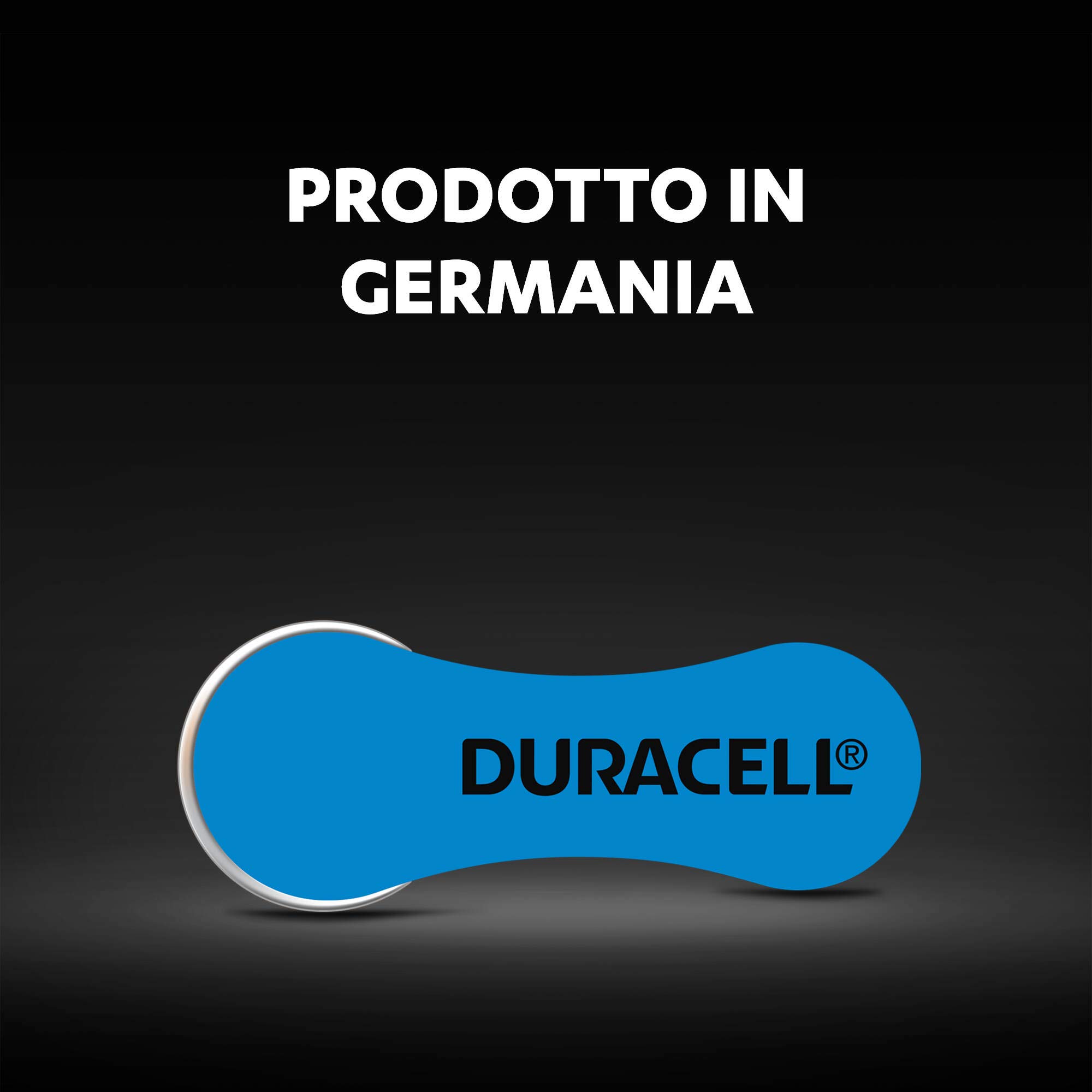 Duracell 675 batterie apparecchi acustici 60 pezzi zinco-aria