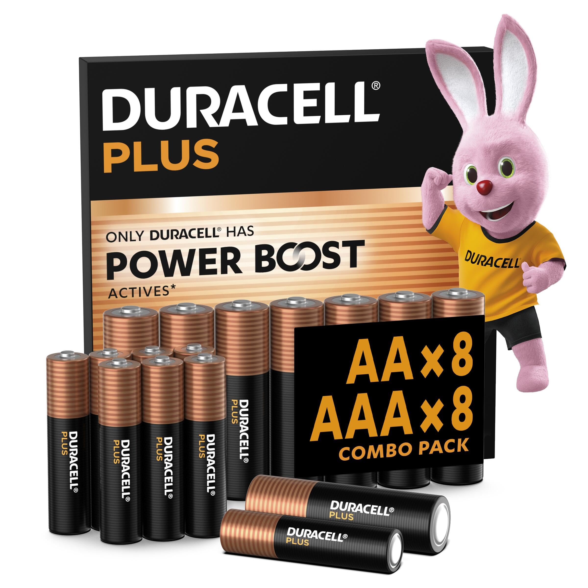 Duracell Plus Batterie Alcaline D LR20 4pz lunga durata