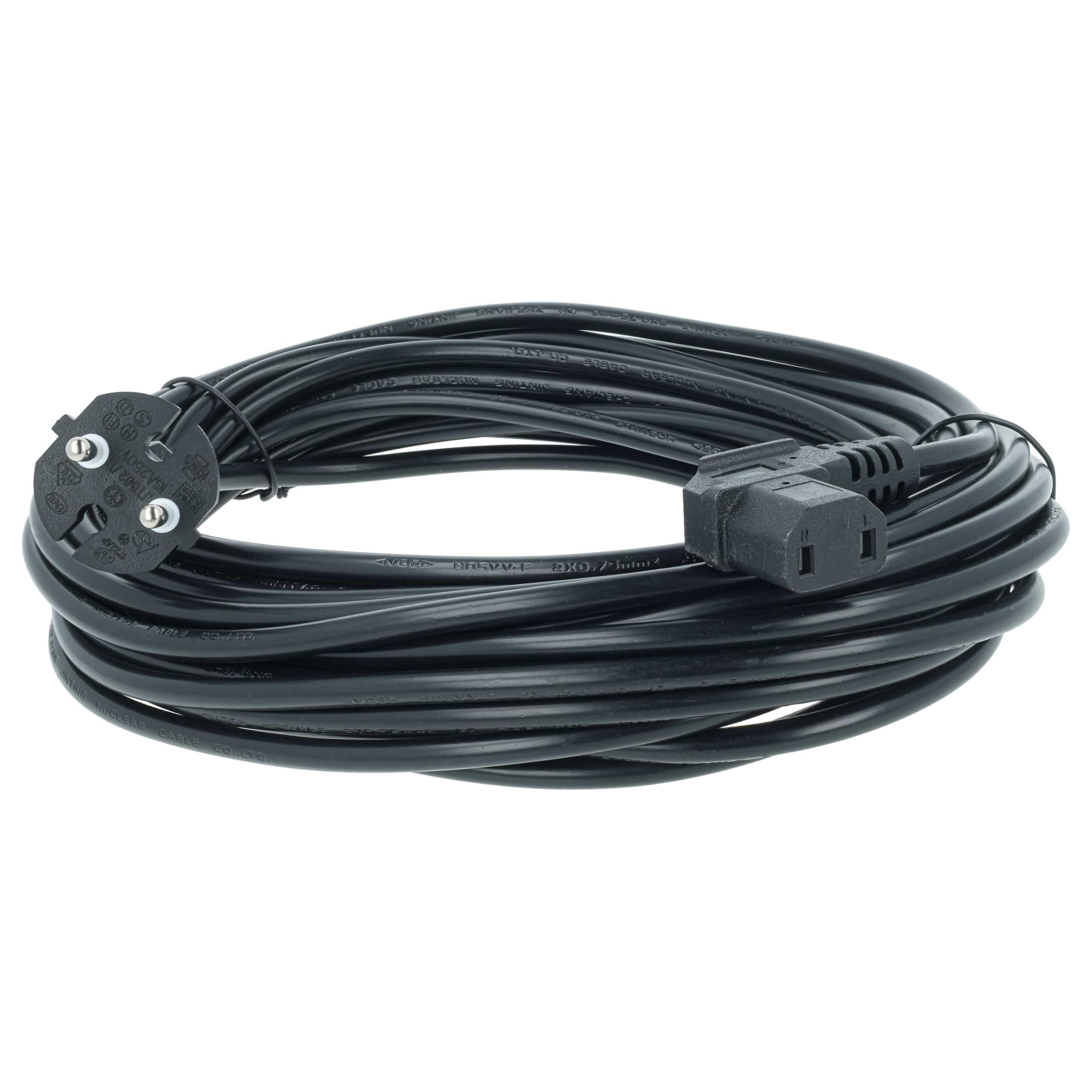 vhbw Cavo alimentazione Kirby G3 aspirapolvere 10m nero