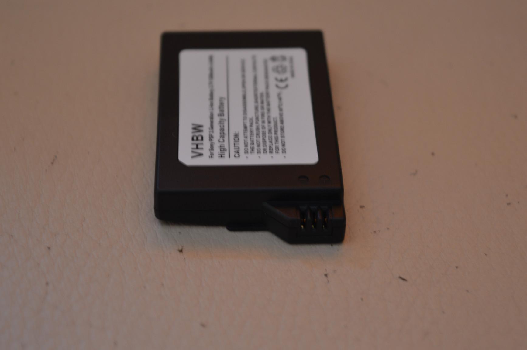 vhbw PSP-S110 batteria console PSP-2000 1200mAh 1 pezzo