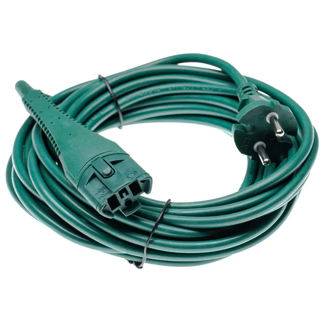 vhbw Cavo per Vorwerk Folletto 131 130 da 10m verde
