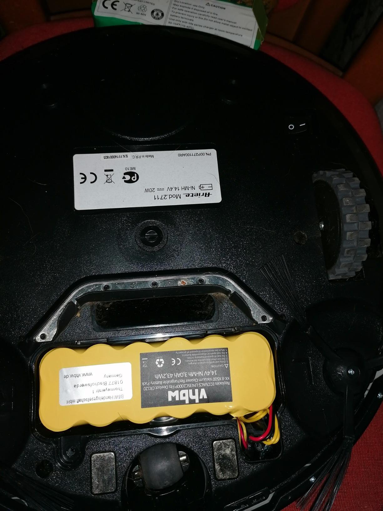vhbw Batteria per Ariete Briciola 2712 robot aspirapolvere 3000mAh NiMH